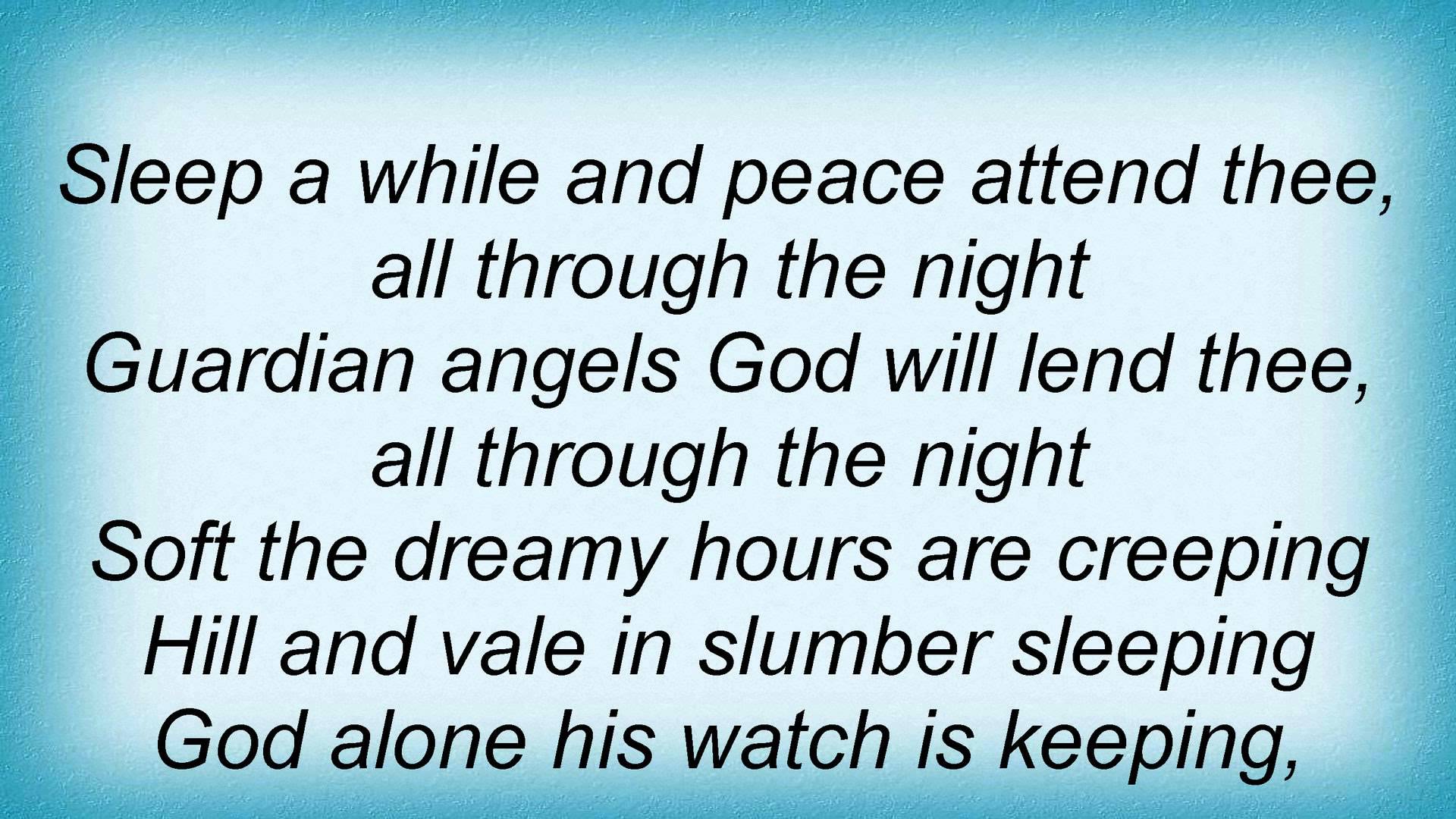 All through the night, song lyrics by Harold Boulton