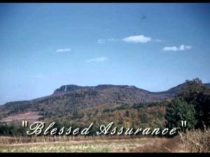 Song lyrics to the beloved hymn, Blessed Assurance, by Fanny Crosby (1873) Blessed assurance, Jesus is mine! O what a foretaste of glory divine! Heir of salvation, purchase of God, Born of His Spirit, washed in His blood.