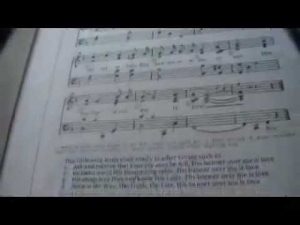 Song lyrics to His Banner Over Me is Love, a children’s hymn He is the Shepherd and we are the sheep, His banner over me is love.