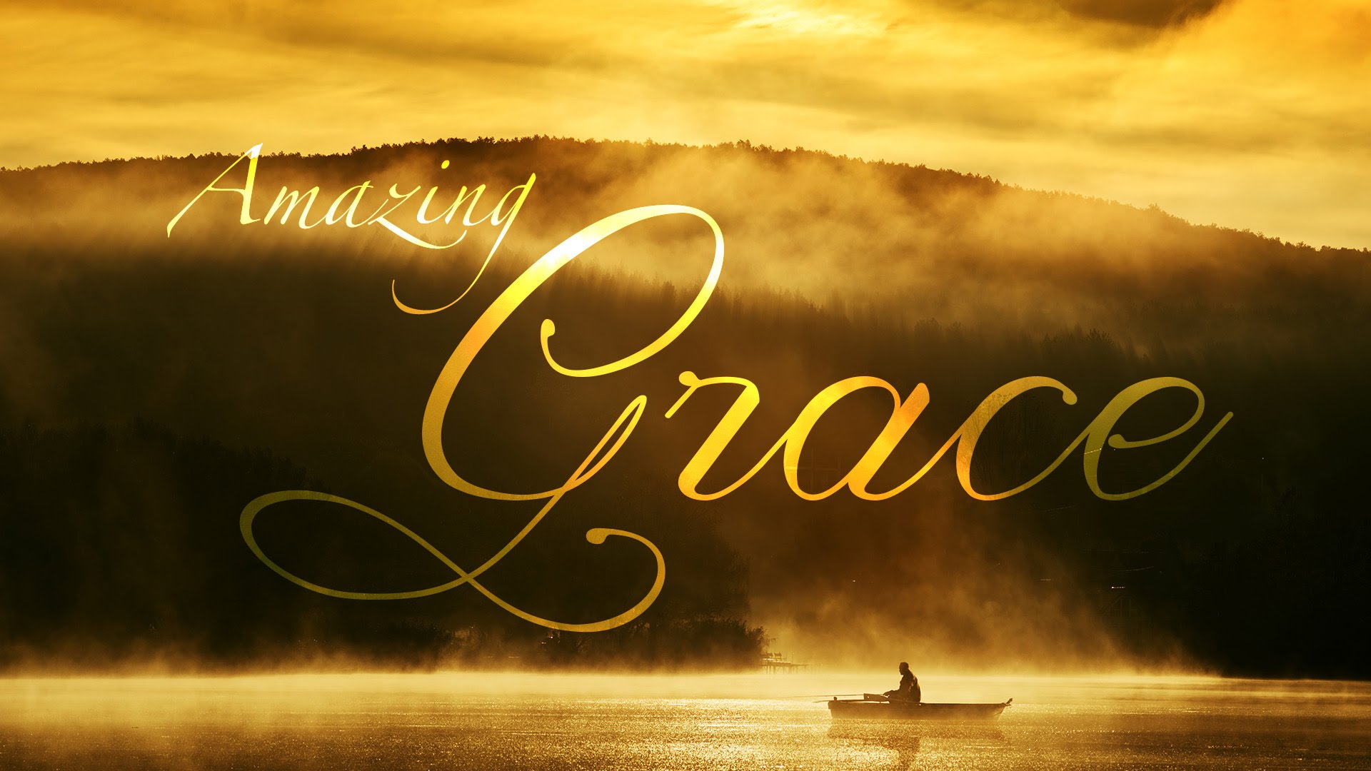Amazing Grace - words to the classic hymn composed by John Newton, famous former slave trader who became converted and eventually a Christian minister—by God’s Amazing Grace