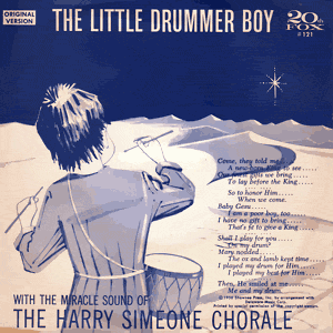 The Little Drummer Boy (originally known as Carol of the Drum) is a popular Christmas song written by the American classical music composer and teacher Katherine Kennicott Davis in 1941. First recorded in 1951 by the Trapp Family Singers, the song was further popularized by a 1958 recording by the Harry Simeone Chorale.
