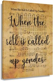 Hymn lyrics to When the Roll is Called Up Yonder by James M. Black