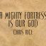 Hymn lyrics to A mighty Fortress is our God, by Martin Luther