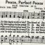 Hymn lyrics to Peace, Perfect Peace - lyrics by Edward H. Bickersteth, Jr., music by George T. Caldbeck
