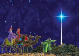 Hymn lyrics to Little Star of Bethlehem, aka. A Christmas Carol (1897), words and music by Charles Ives