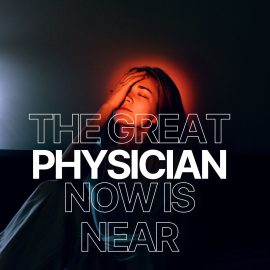 Hymn lyrics to "The Great Physician Now is Near" by William Hunter.